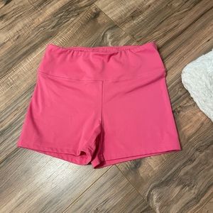 hot pink workout shorts